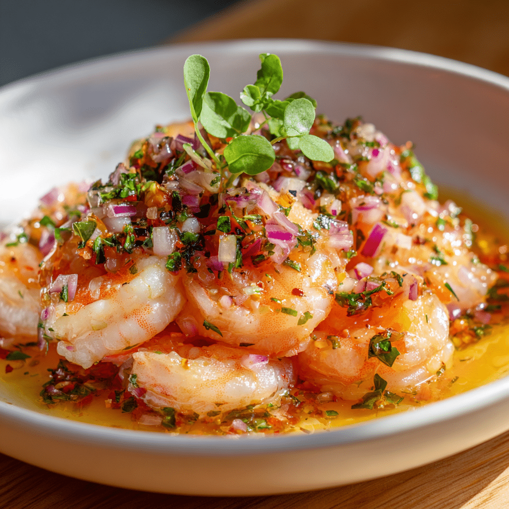Shrimps in Culichi Salsa Recipe