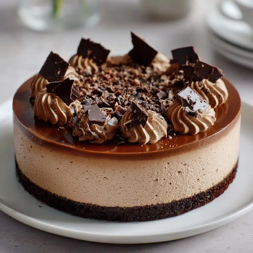 No Bake Chocolate Cheesecake Recipe - Recipe Image