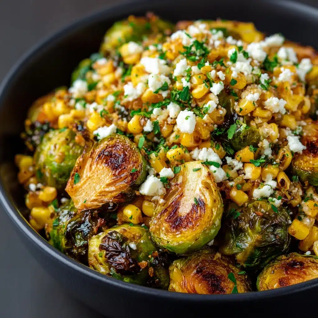 Mexican Street Corn Brussels Sprouts Recipe - Recipe Image