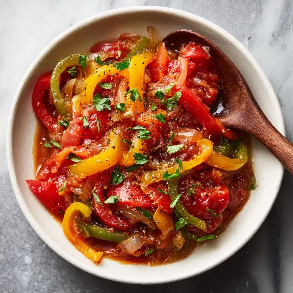 Piperade – Basque Pepper and Tomato Stew Recipe - Recipe Image