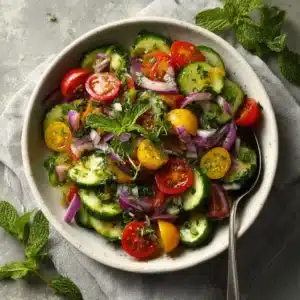 Shirazi Salad: A Fresh and Tangy Persian Delight Recipe