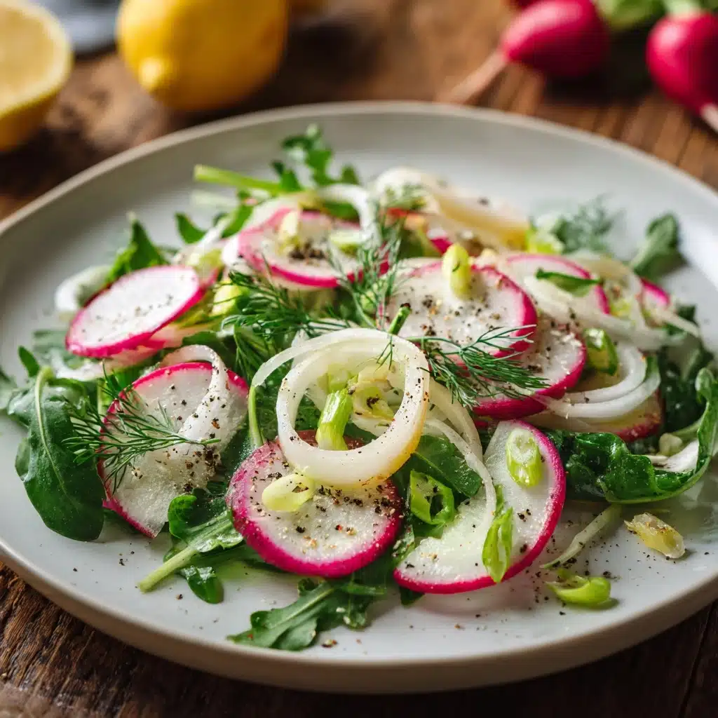 Radish and Fennel Salad with Lemon Dressing Recipe - Recipe Image