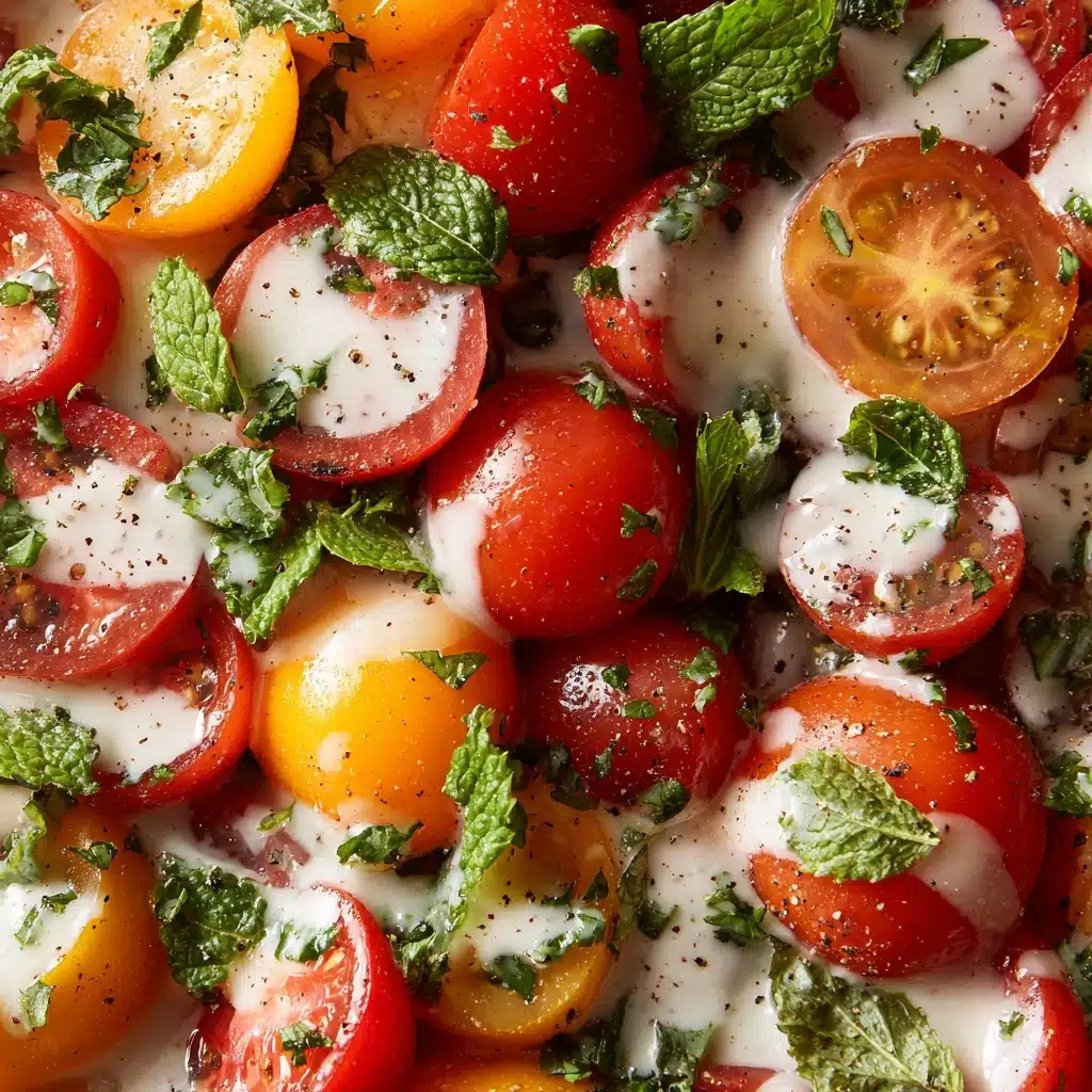 Tomato Garlic Salad Recipe