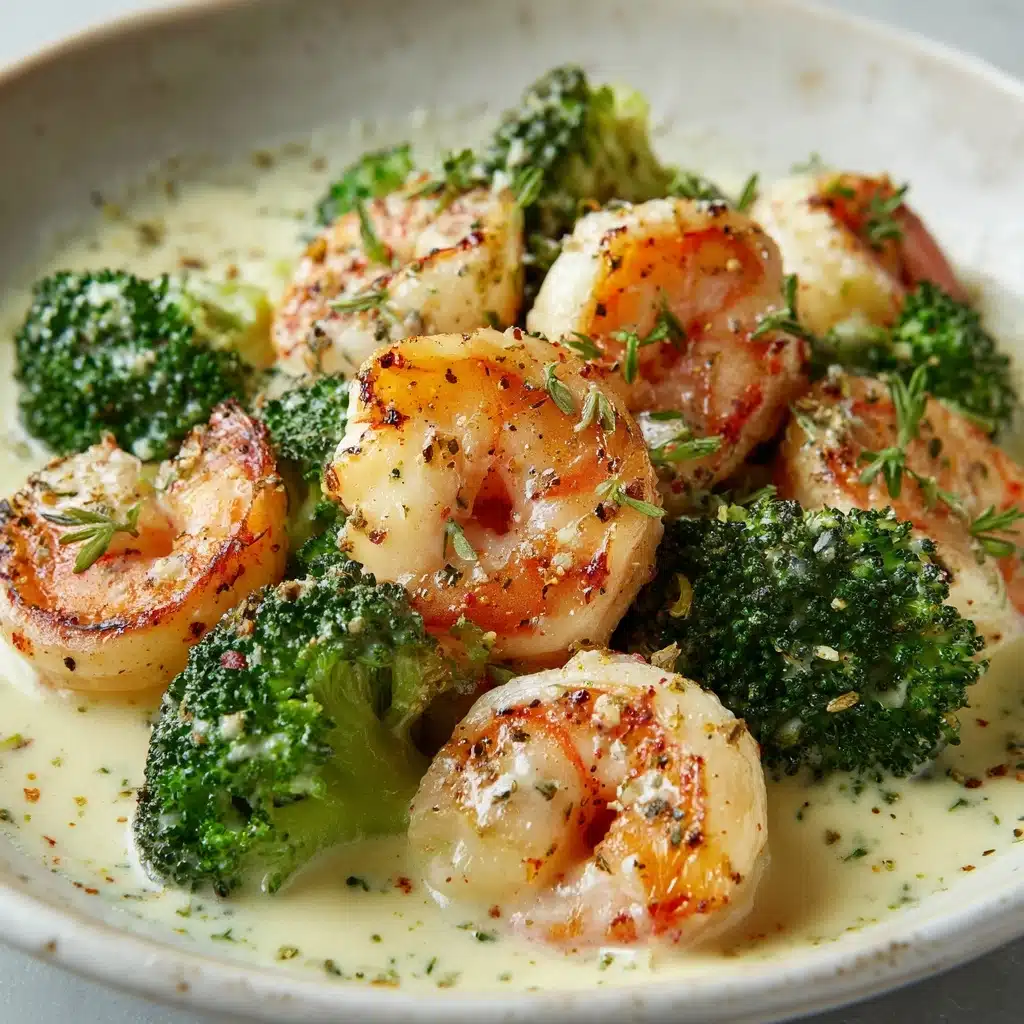 Broccoli Shrimp Alfredo Recipe