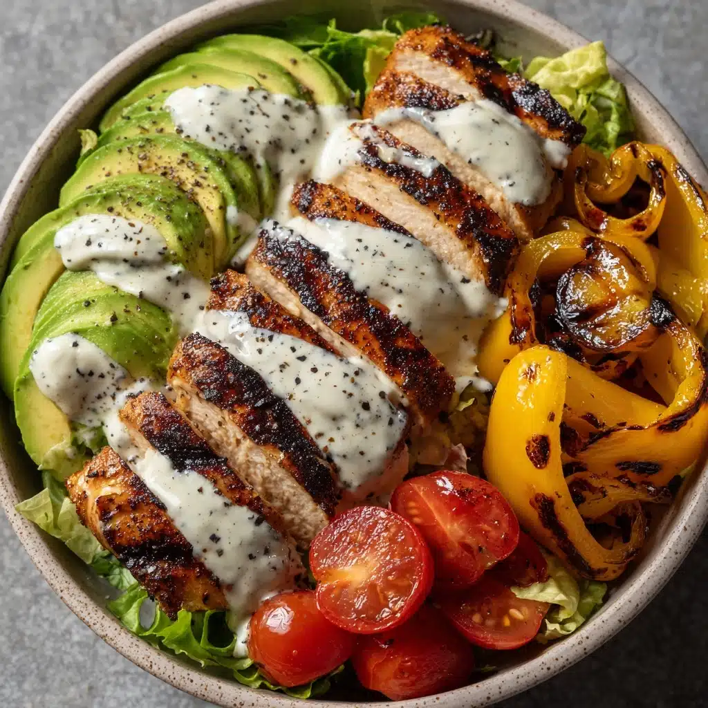 Grilled Chicken & Avocado Salad Bowl Recipe