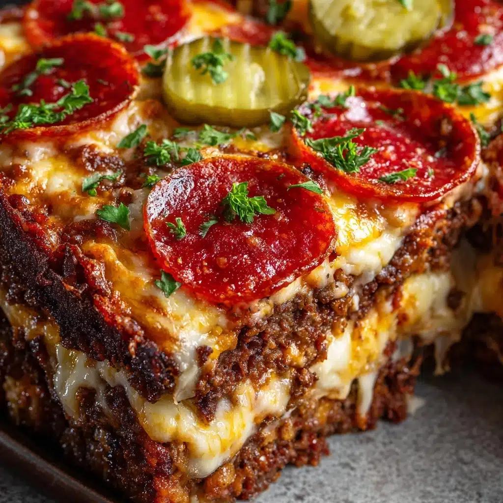Cheeseburger Pizza Recipe - Recipe Image