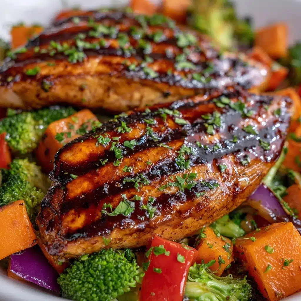 One-Pan Balsamic Chicken with Roasted Veggies Recipe