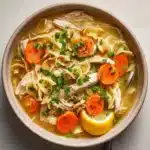 Greek Lemon Chicken Soup for a Zesty Comforting Meal Recipe