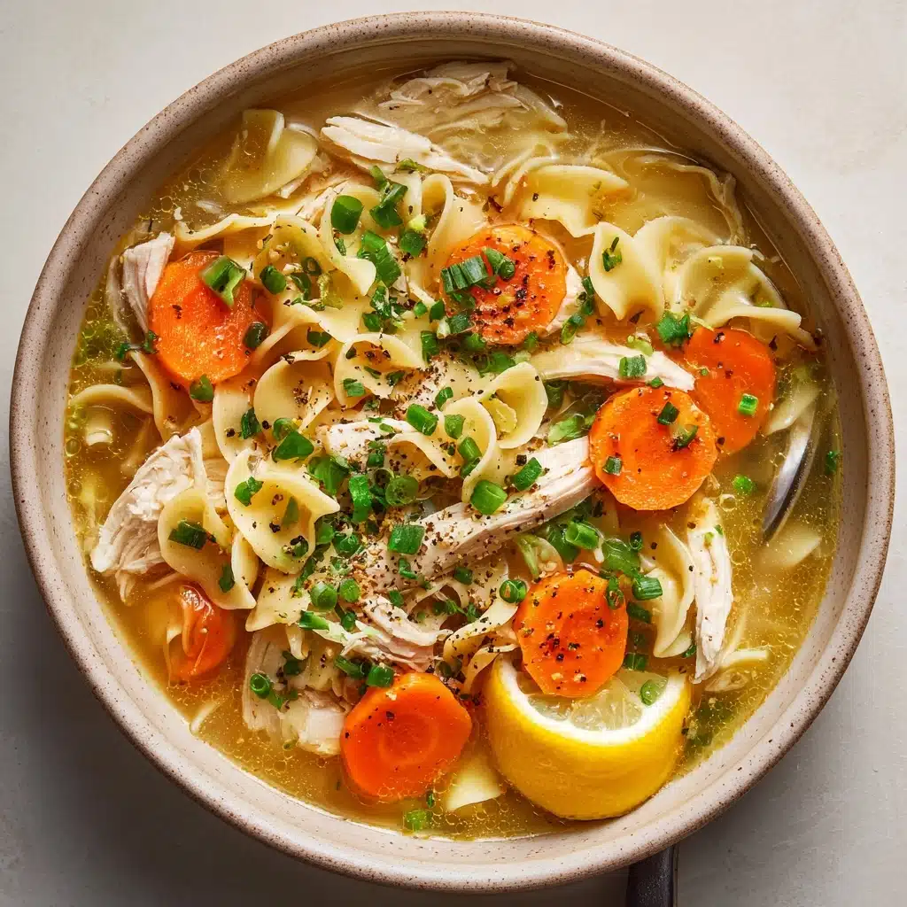 Greek Lemon Chicken Soup for a Zesty Comforting Meal Recipe