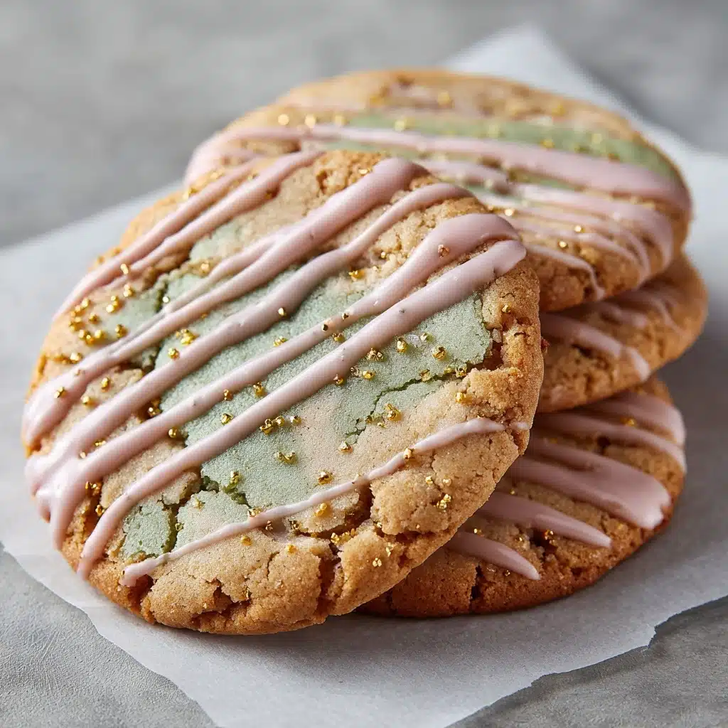 Marble Matcha Strawberry Cookies Recipe