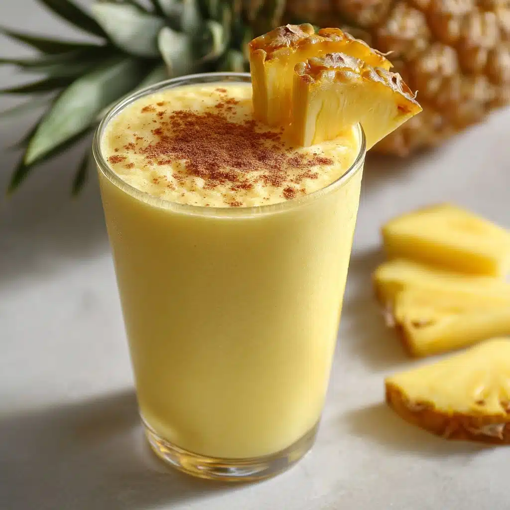 Protein Pineapple Turmeric Smoothie Recipe - Recipe Image