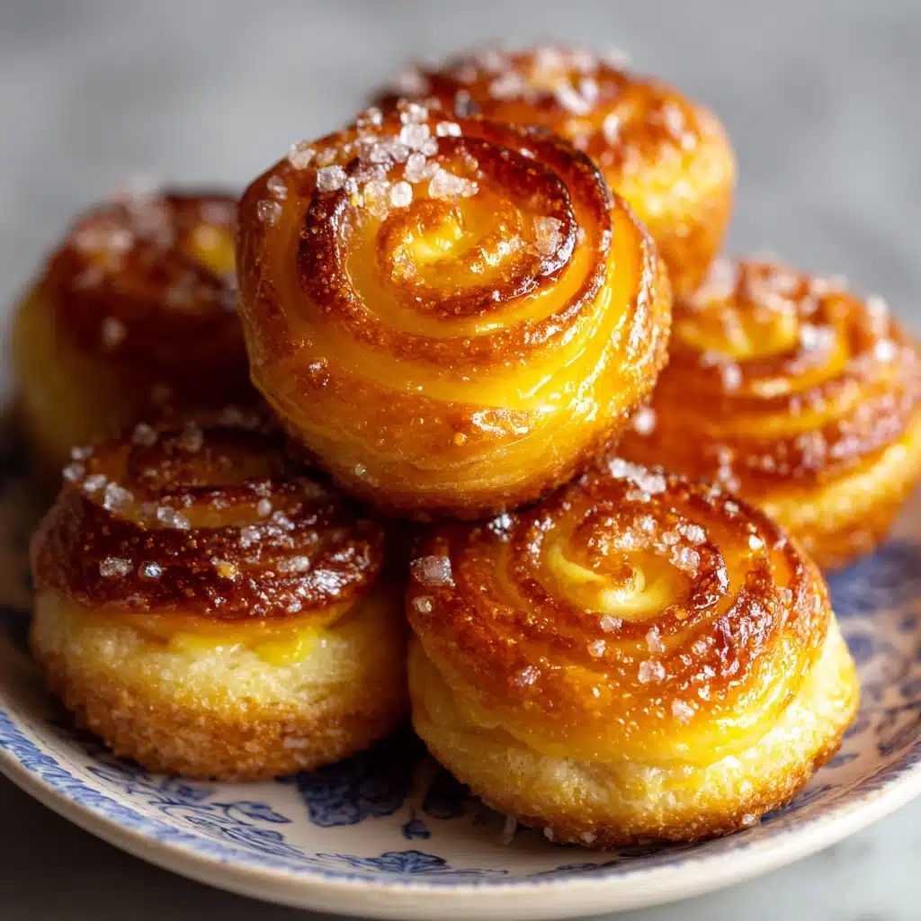 Peach Pie Cruffins Recipe - Recipe Image