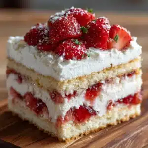 Strawberry Icebox Cake Recipe