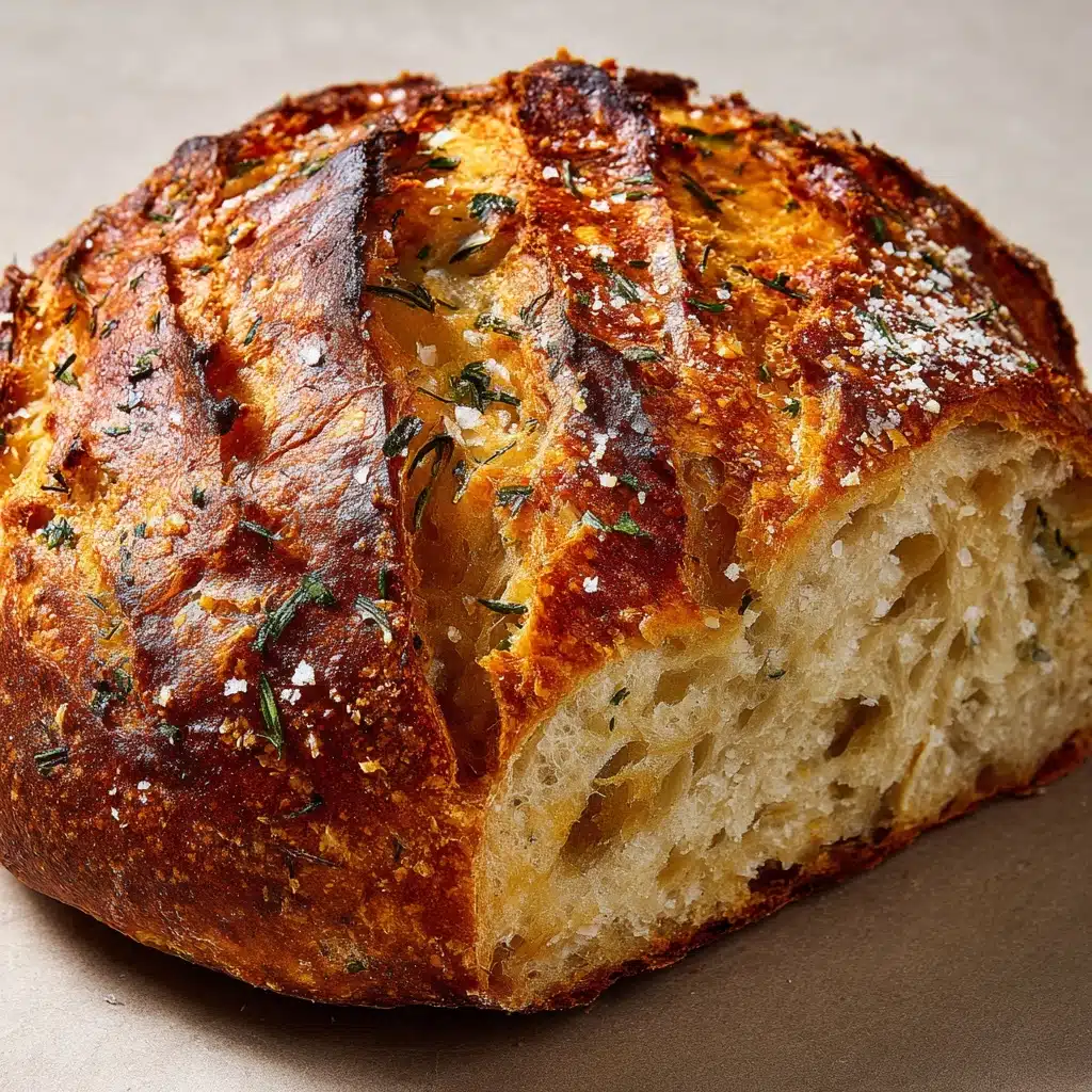 Garlic Parmesan Herb Bread Recipe - Recipe Image