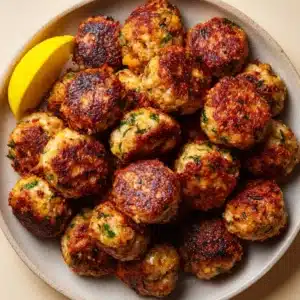 Low Carb Spinach Chicken Meatballs Recipe