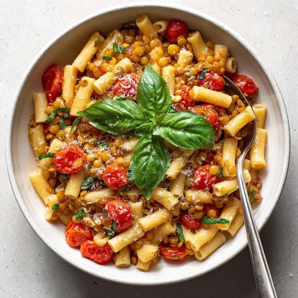 One Pot Lentil Pasta: A Quick and Nutritious Meal Recipe - Recipe Image