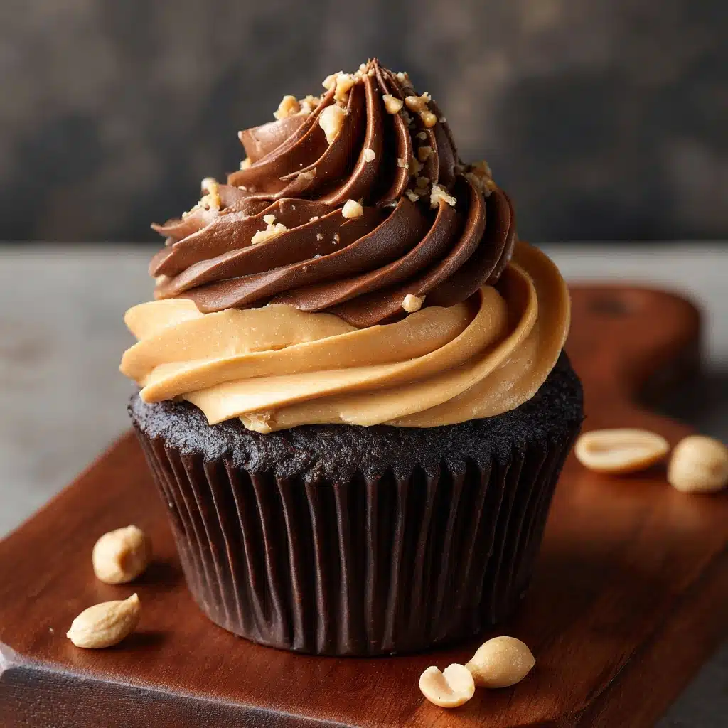 Chocolate Peanut Butter Cupcakes Recipe