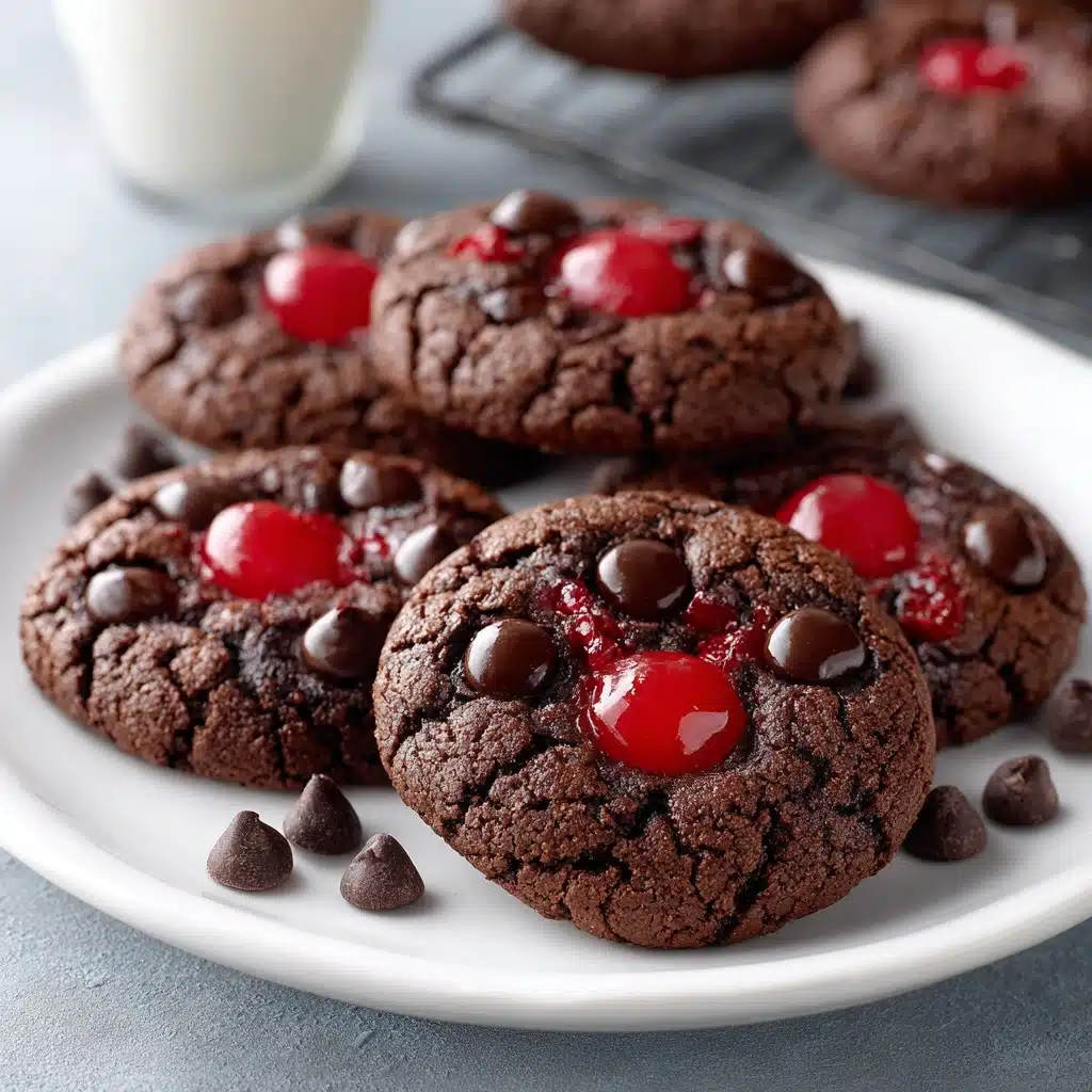 Chocolate and Cherry Lovers Cookies Recipe