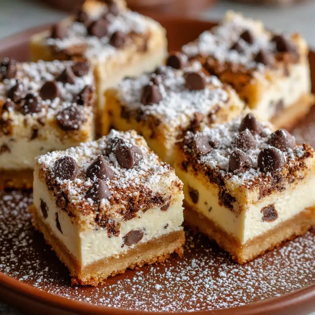 Cannoli Cheesecake Bars Recipe