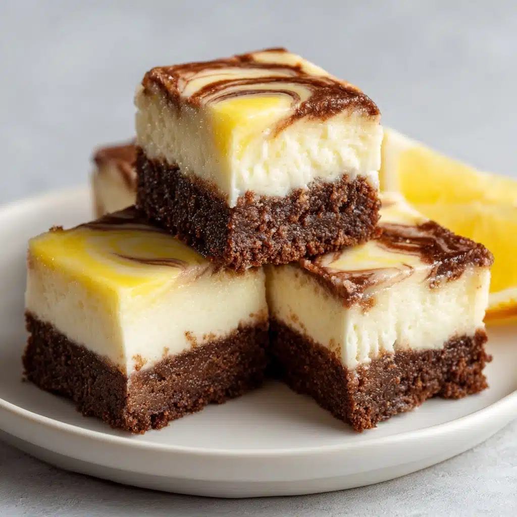 Lemon Cream Cheese Brownies Recipe