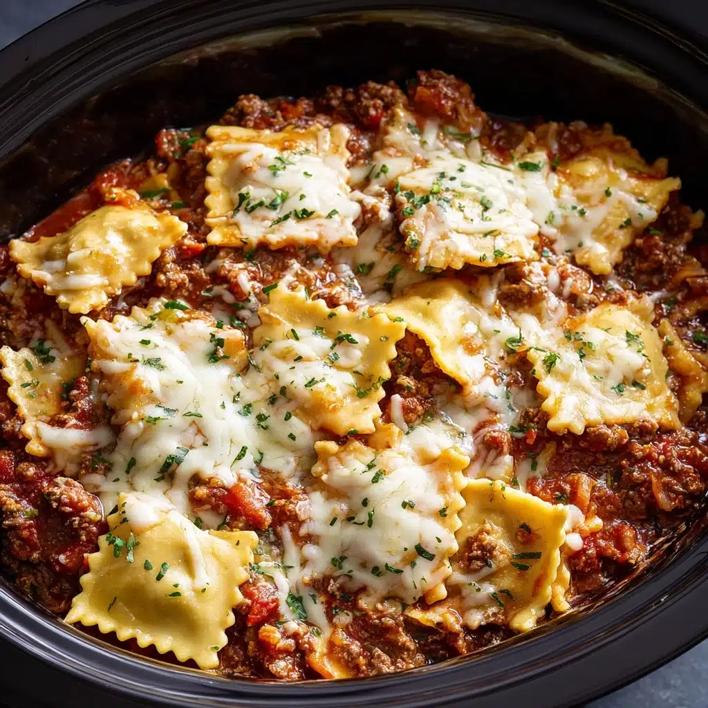 Crockpot Ravioli Lasagna Recipe