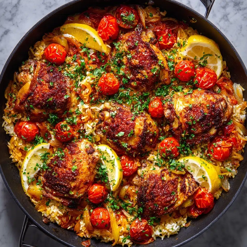 Greek Chicken and Lemon Rice Recipe