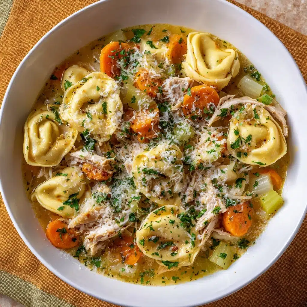 Easy Tortellini Soup with Chicken Broth Recipe