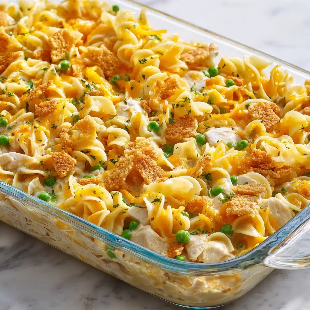 Easy Chicken Noodle Casserole Recipe