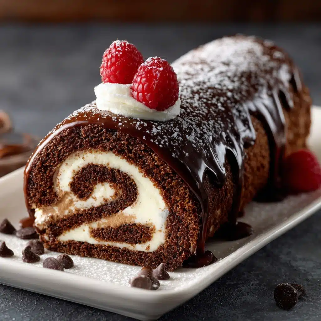 Chocolate Cake Roll Recipe - Recipe Image