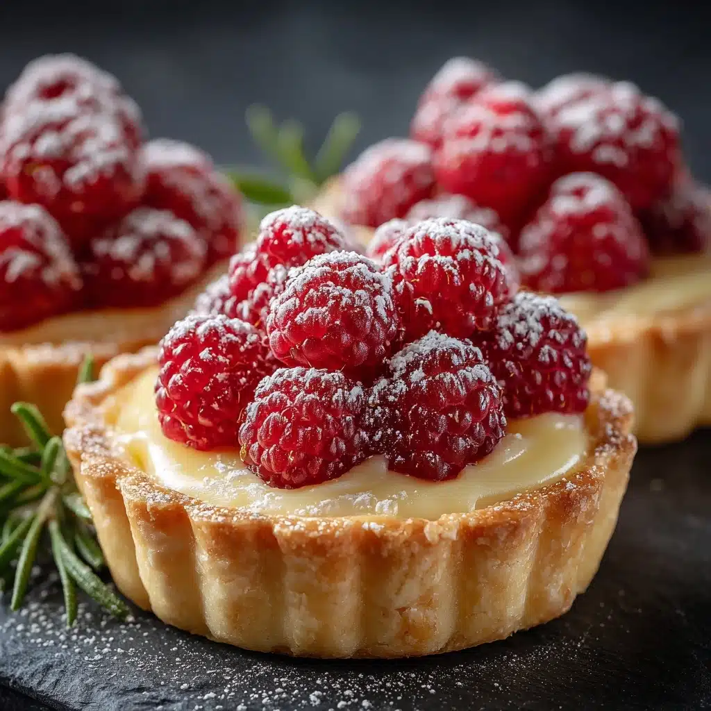 Raspberry & White Chocolate Tartlets Recipe - Recipe Image