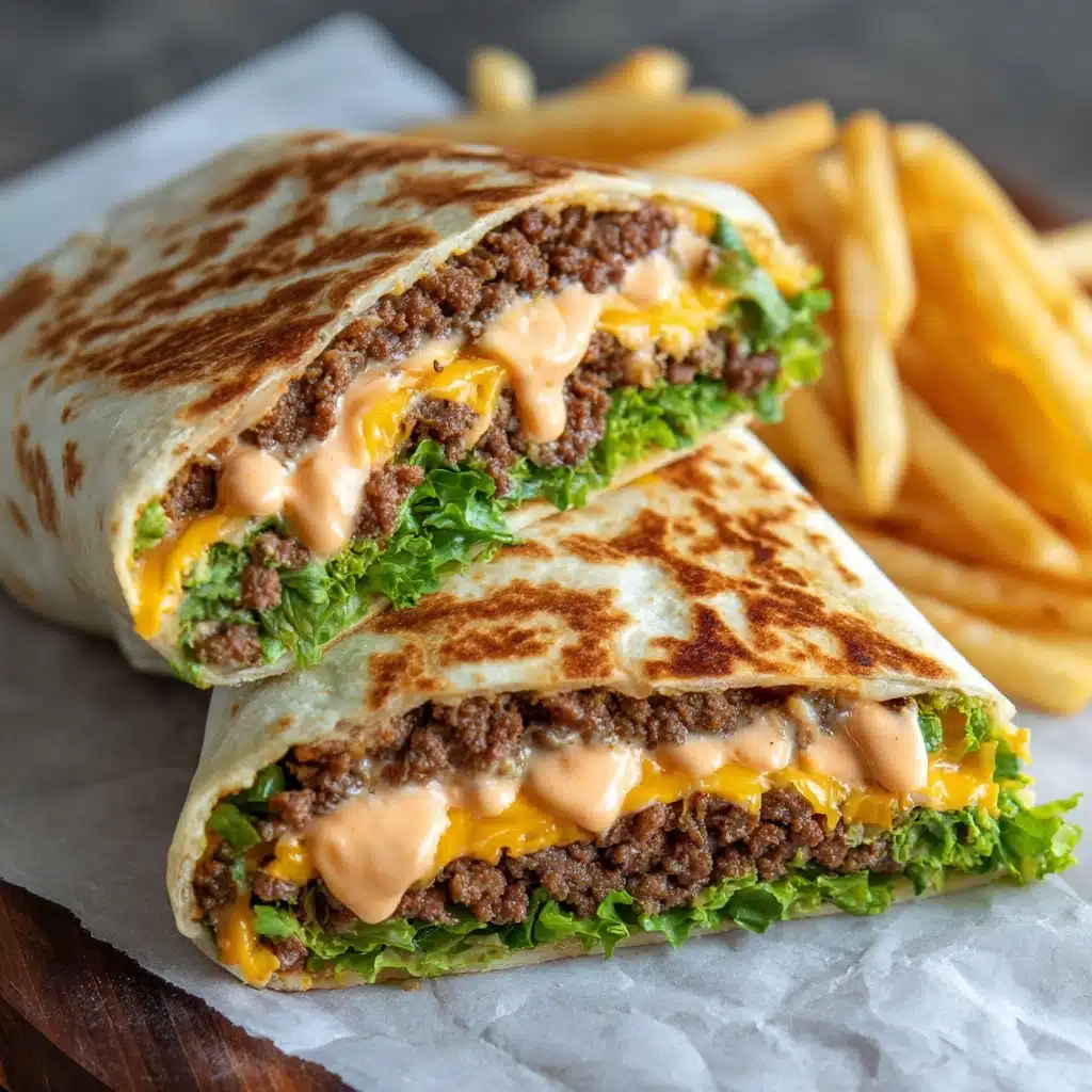 Big Mac Wraps Recipe - Recipe Image