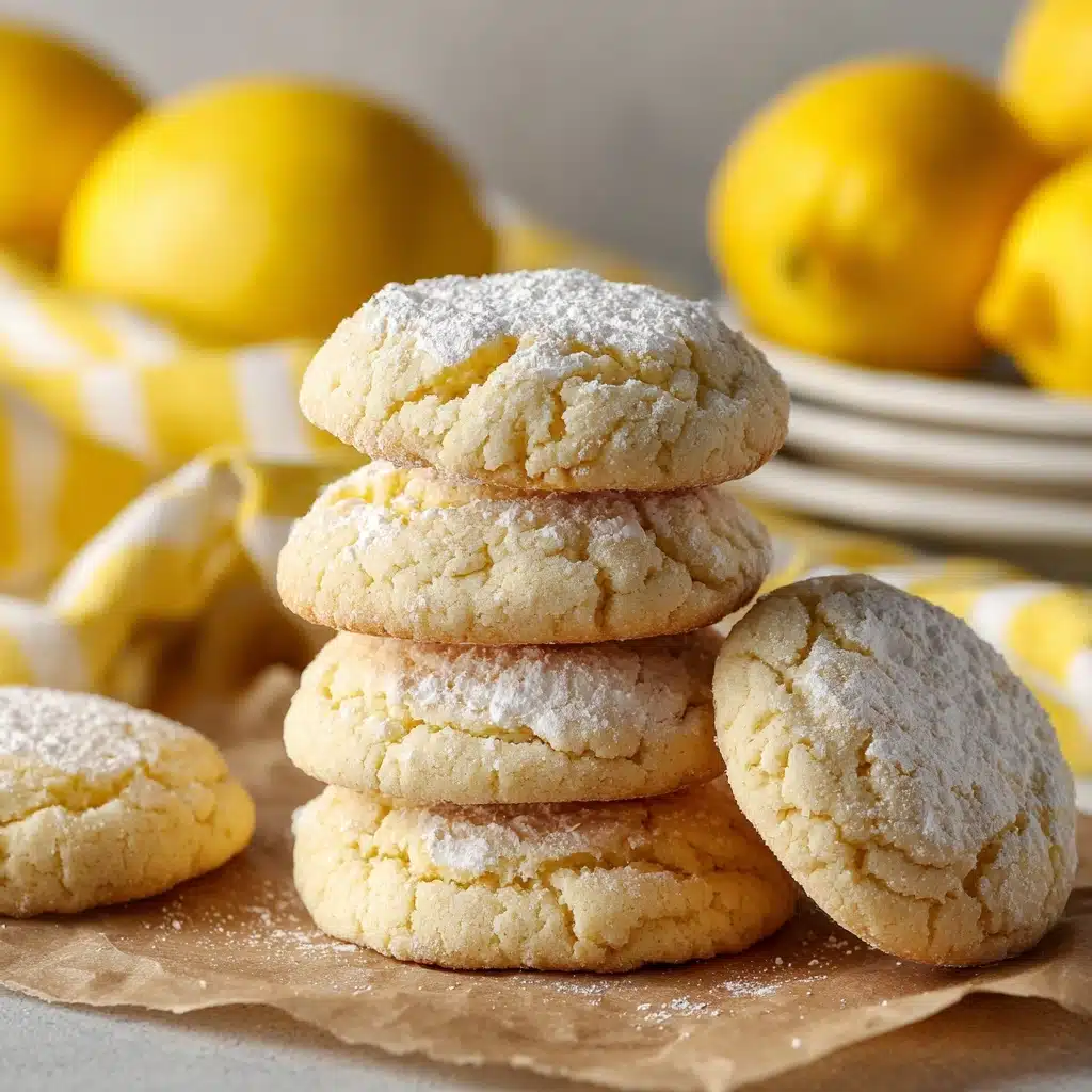 Lemon Cookies From Cake Mix Recipe - Recipe Image