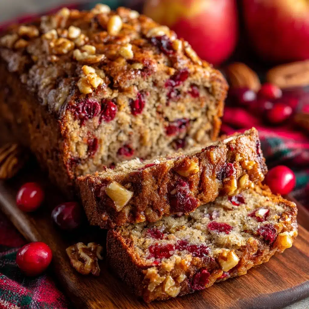 Easy Cranberry Banana Nut Bread Recipe - Recipe Image