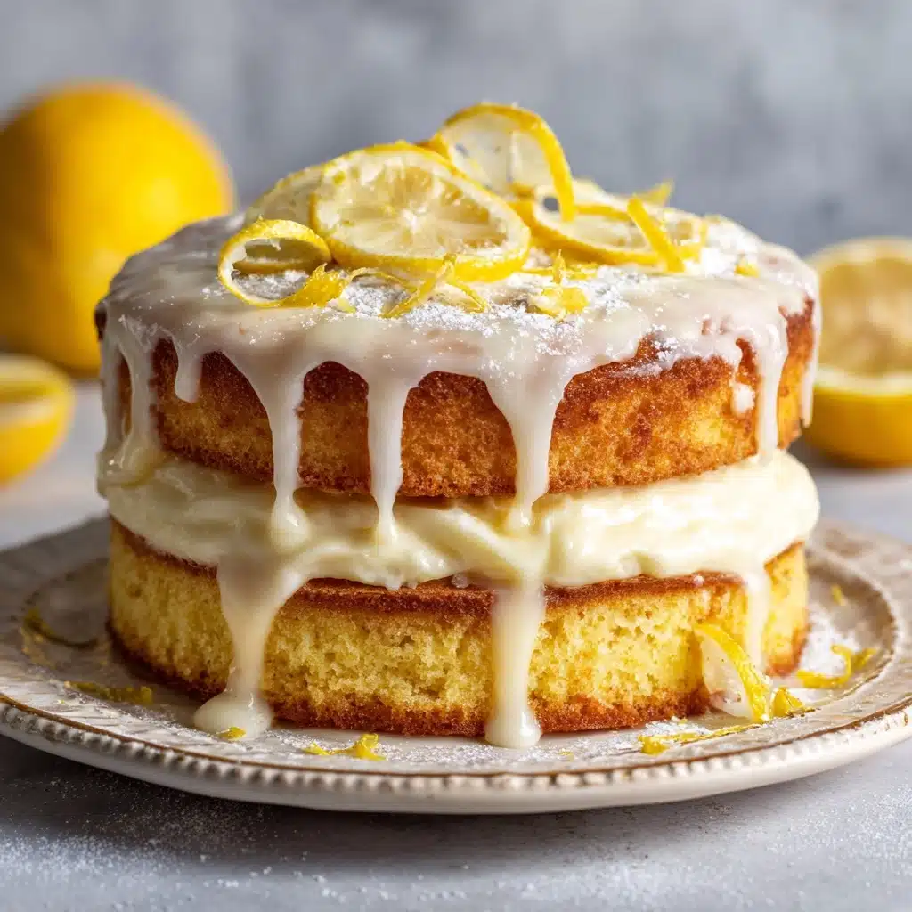 Lemon Gooey Butter Cake Recipe - Recipe Image