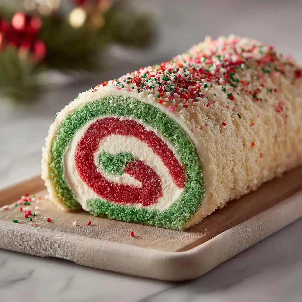 Christmas Cake Roll Recipe - Recipe Image