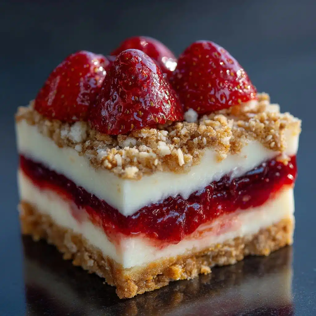 Strawberry Crunch Cheesecake Chunks Recipe
