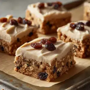 Oatmeal Raisin Cookie Bars Recipe
