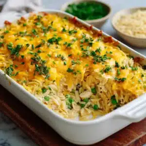Cheesy Chicken and Rice Casserole Recipe