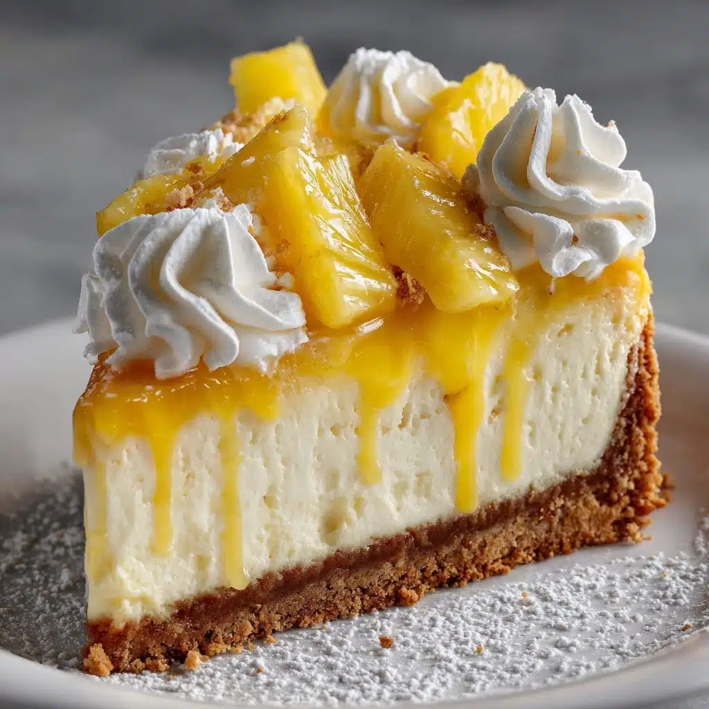 Pineapple Right Side Up Cheesecake Recipe