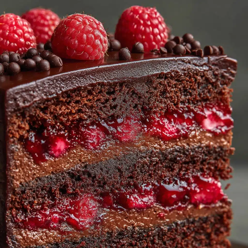 Chocolate Raspberry Cake Recipe - Recipe Image