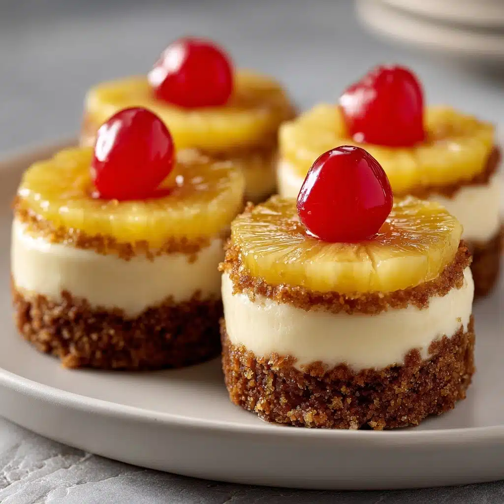 Mini Pineapple Upside-Down Cheesecakes Recipe - Recipe Image