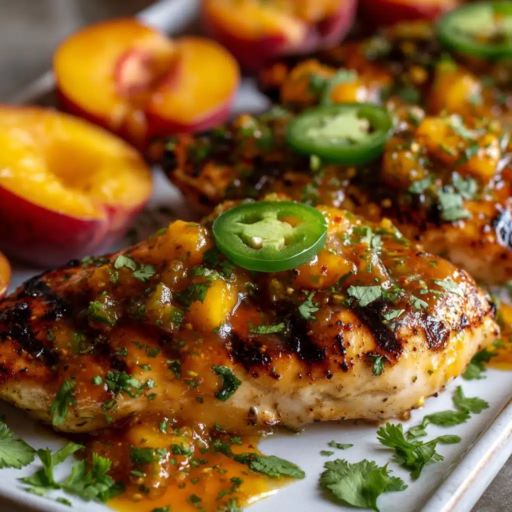Jalapeño Peach Chicken Recipe - Recipe Image