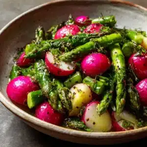 Spring Salad with Roasted Veggies Recipe