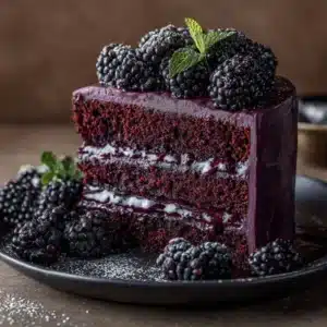Blackberry Velvet Gothic Cake Recipe