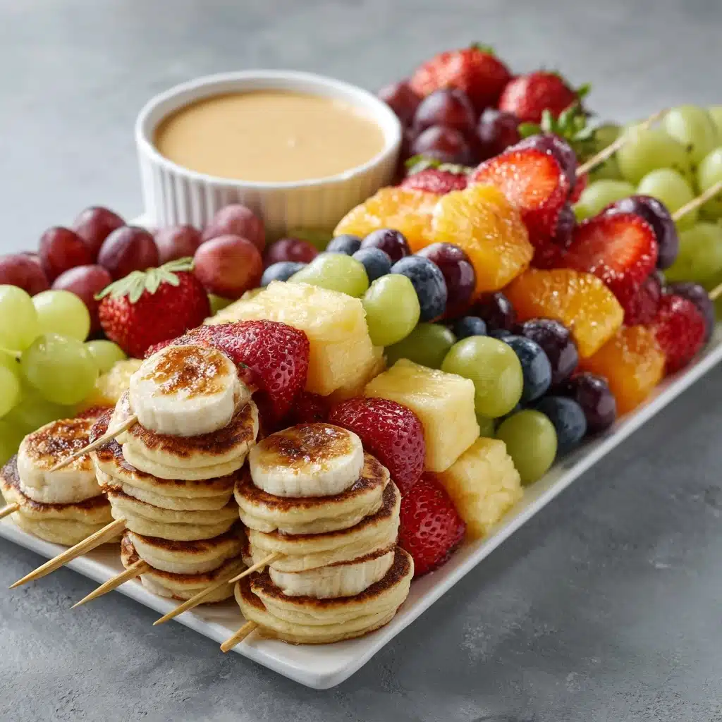 Breakfast Kabobs with Maple Fruit Dip Recipe - Recipe Image