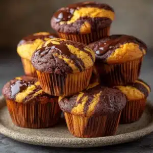 Chocolate Peanut Butter Swirl Muffins Recipe