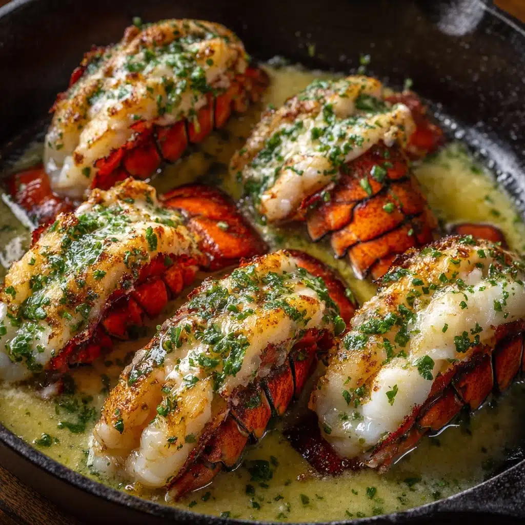 Creamy Garlic Butter Lobster Tails Recipe - Recipe Image