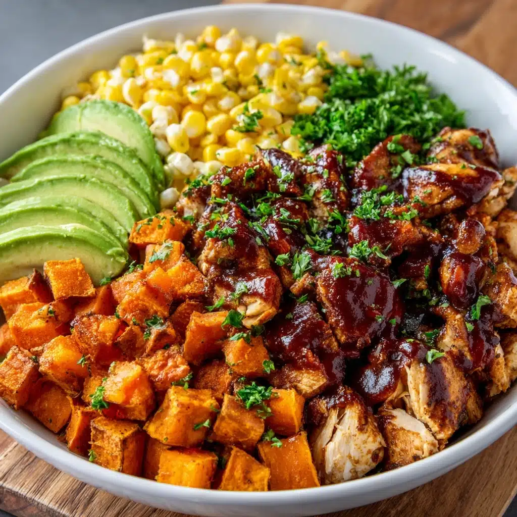 BBQ Chicken Sweet Potato Bowl Recipe - Recipe Image