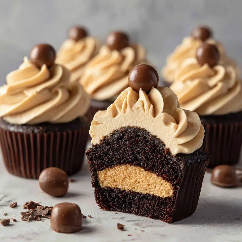 Peanut Butter Cup Cupcakes Recipe - Recipe Image