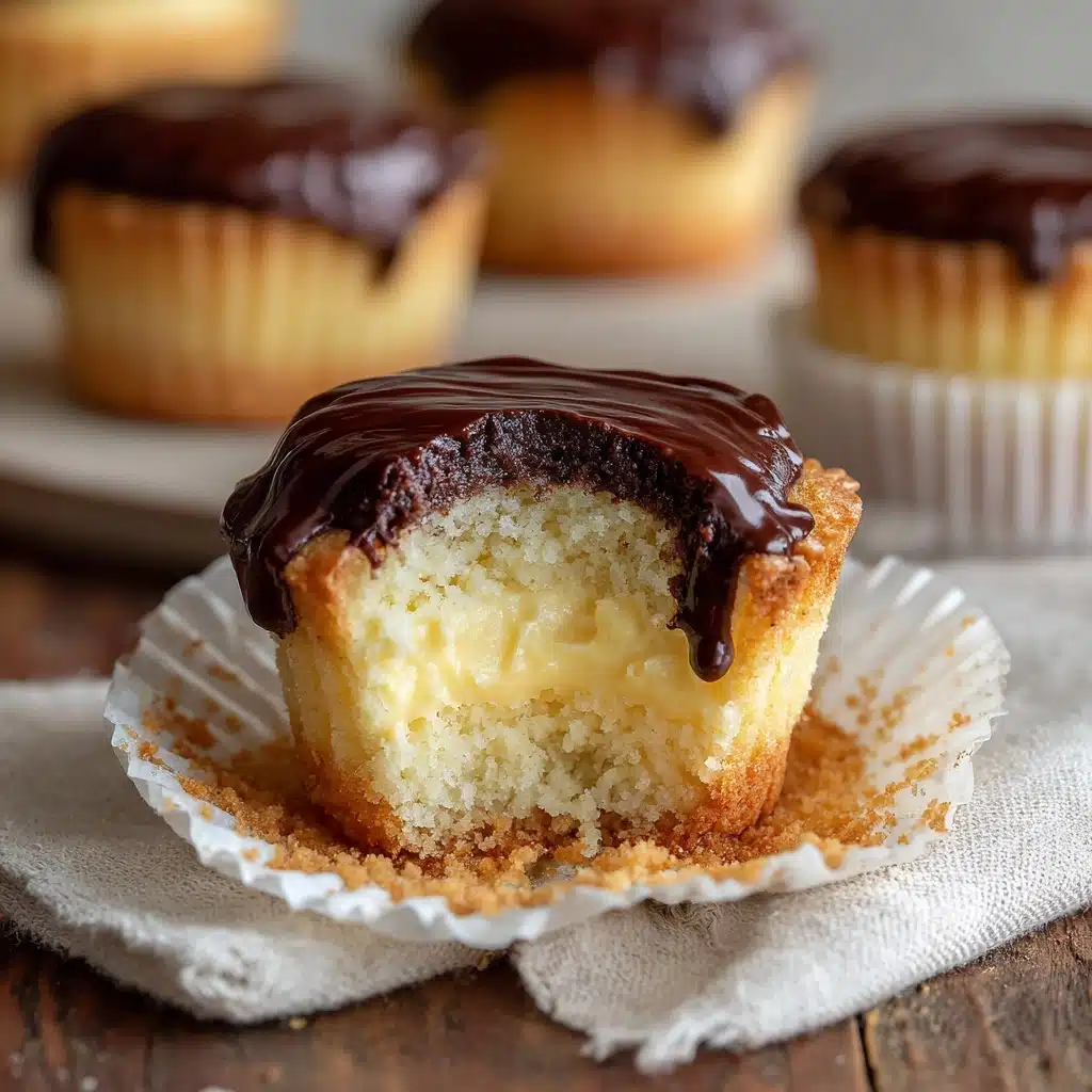 Daddy’s Boston Cream Cupcakes Recipe - Recipe Image
